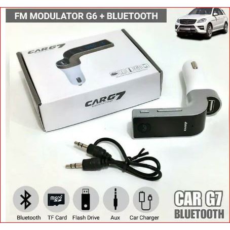 FM TRANSMITTER MODULATOR BLUETOOTH