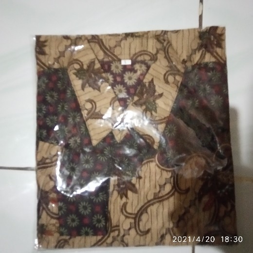 Size M L Xl Xxl Xxxl Bswart Batik Hrb026 Kenongo Hem Pendek Padi Pekalongan M L Xl Batik Pria Murah