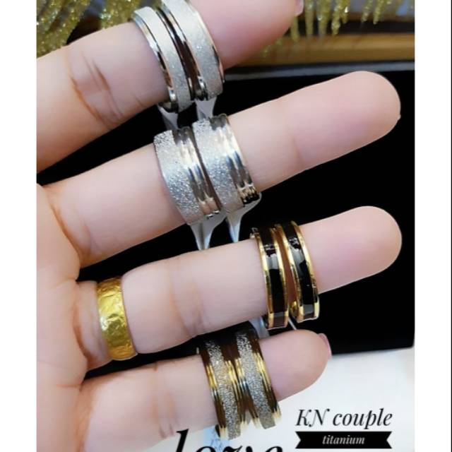 Titanium cincin couple 041k