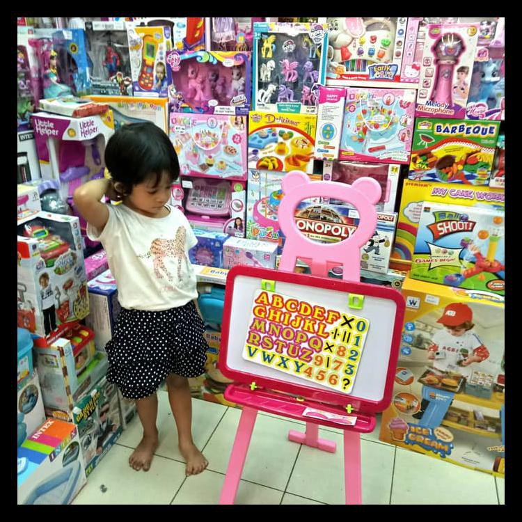 

Learning Easel 3 In 1 Pink / Papan Tulis Anak Terlengkap