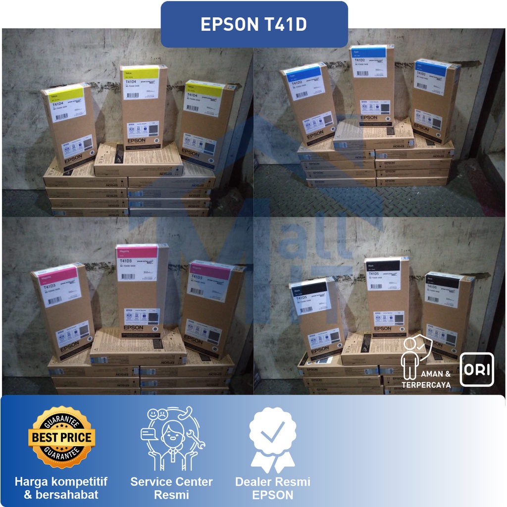 INK CATRIDGE EPSON T41D T 41 D T41 D T-41D UNTUK EPSON T5430 T3430 SC-T3430 SC-T5430