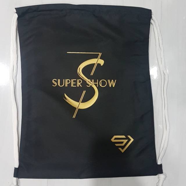 tas super junior super show 7 tas serut ransel string bag kpop