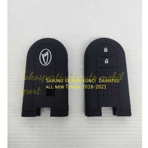 Sarung silikon casing kunci remote Daihatsu all new Terios 2018-2021 hitam