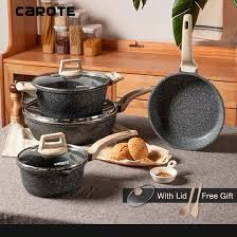 [Gimmick] set panci carote granite set
