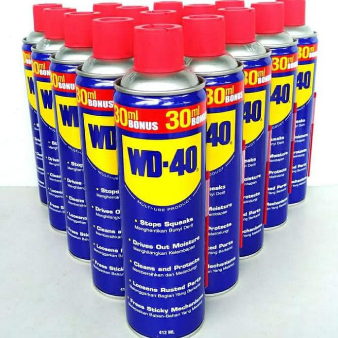 Stock Ready Wd 40 / Wd-40 / Wd40 Original Made In Usa Isi 412Ml