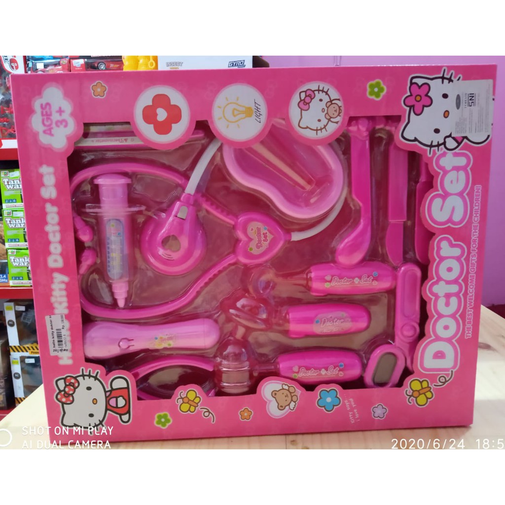 hello kitty dokter set / mainan anak / dokter dokteran