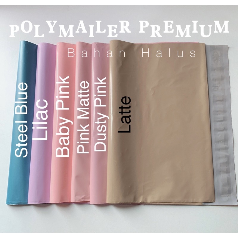 

Plastik Polymailer Packing ( Pink ,Blue , Latte , dan lilac)