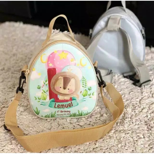 

Tas 3in1 EGG BAG Souvenir Ulang Tahun Anak Bermanfaat Goodie Bag Ultah PO Free Desain