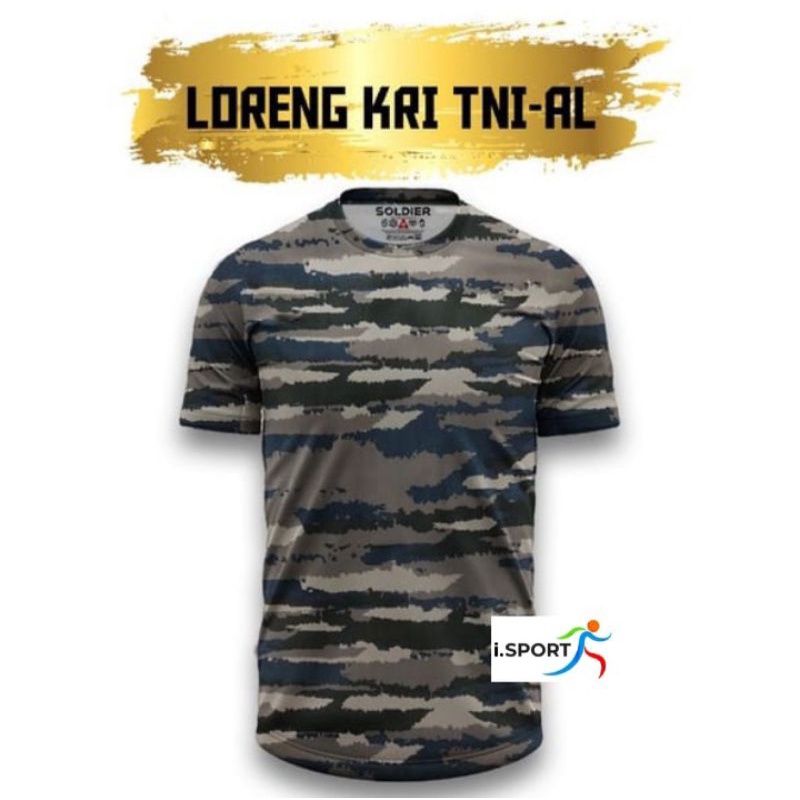 Kaos Running/Gym Loreng KRI TNI-AL