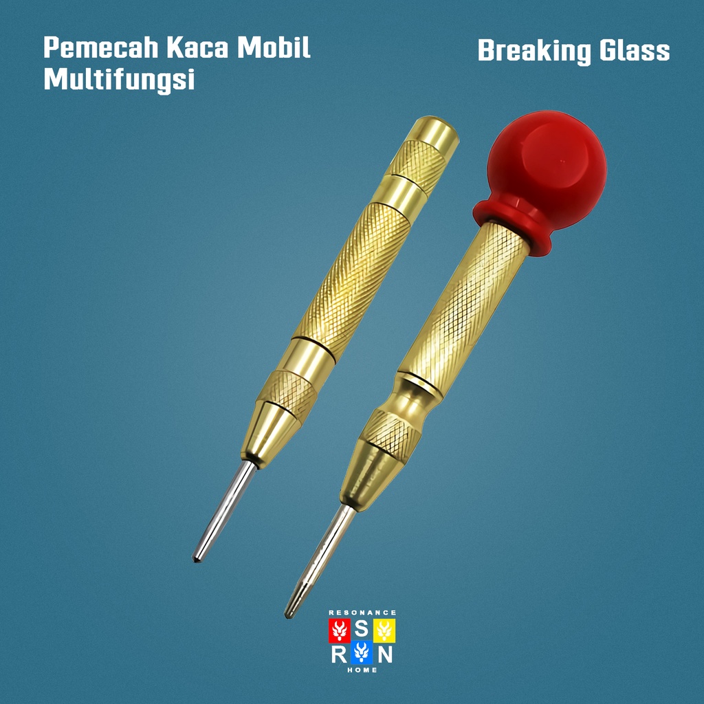 Pemecah Kaca Jendela Mobil Car Safety Hammer Alat Bantu Darurat Survival Tools Resonance Home