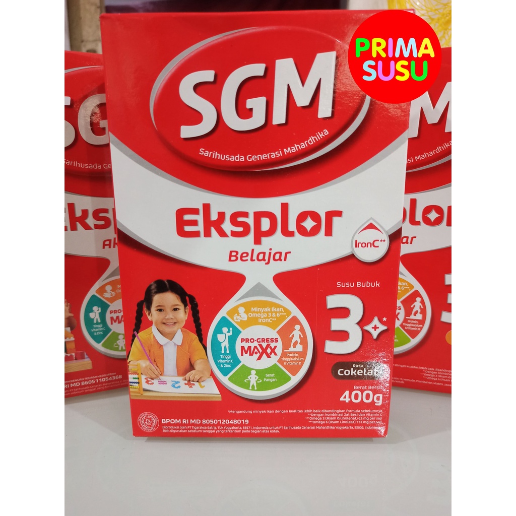 SGM Eksplor 3+ 400 Gr, Cokelat, Madu