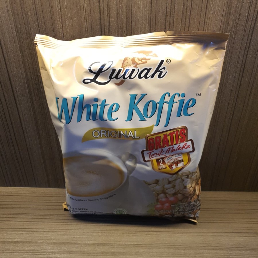 

Luwak White Coffee Original 3 in 1 Kopi Instan Halal 18 Pcs x 20 Gr