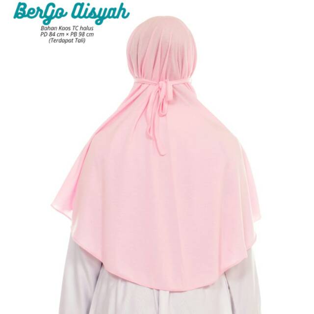 Hijab Dewasa Bergo Tali Hijab Bergo Maryam Nonpet Aisyah Bahan Kaos TC Halus Premium | Bisa Cod