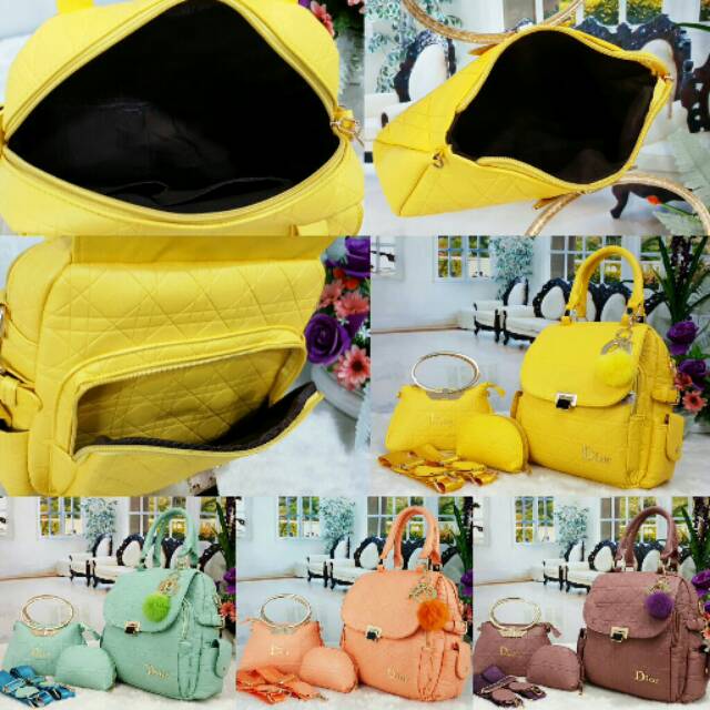 (H) Saleee 3in1 Ransel Dior 3fungsi