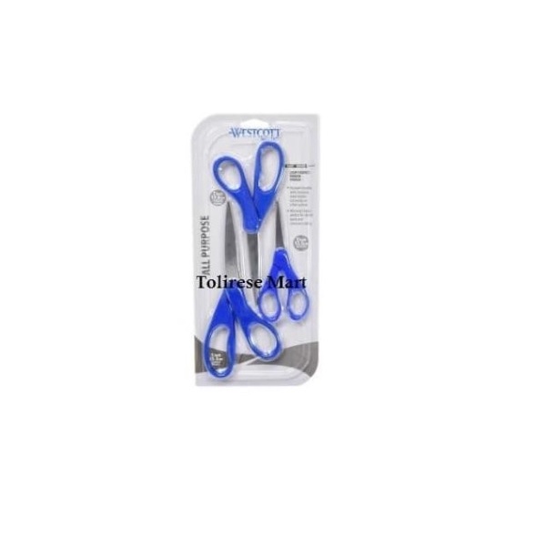 

Westcott Set Gunting All Purposes 3 Pcs