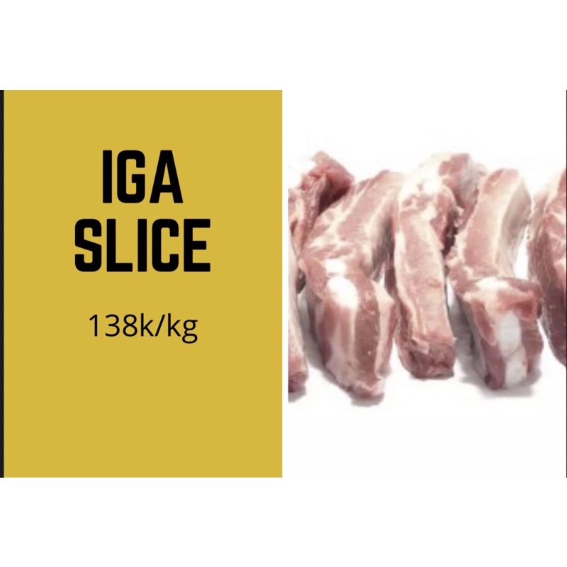 

babi iga slice lokal 1 kg