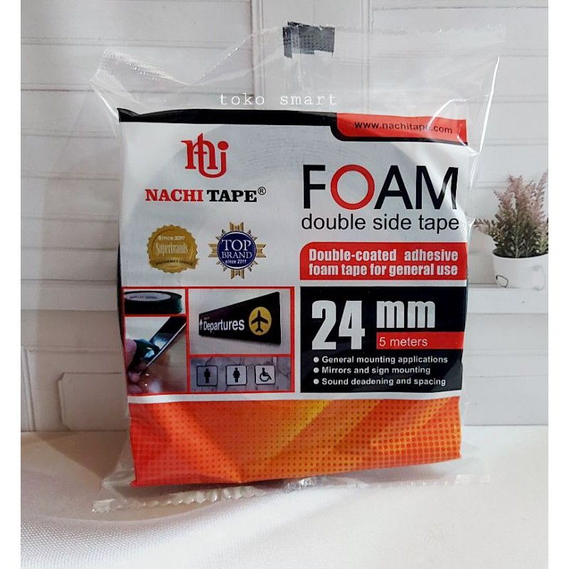 

ISOLASI BOLAK BALIK/SPON NACHI TAPE 24MM/3M