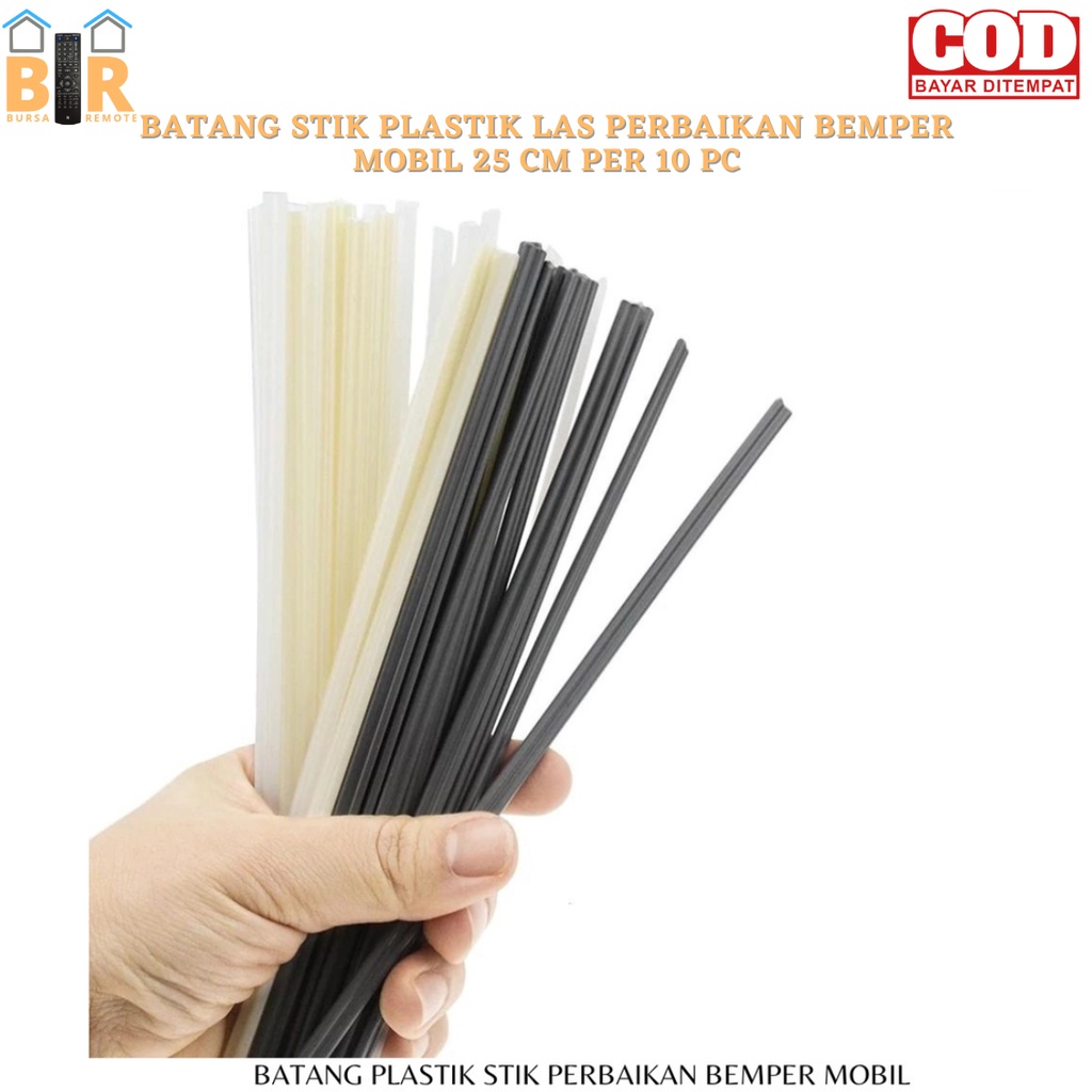 Batang STIK PLASTIK LAS Perbaikan BEMPER MOBIL 25 CM PER 10pcs