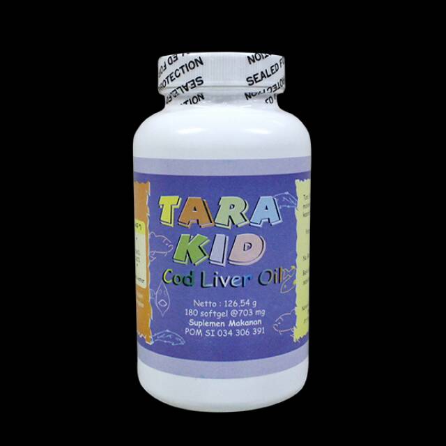 TARA KID Cod isi 180 / Minyak Ikan Bayi dan Anak Sehat Cerdas