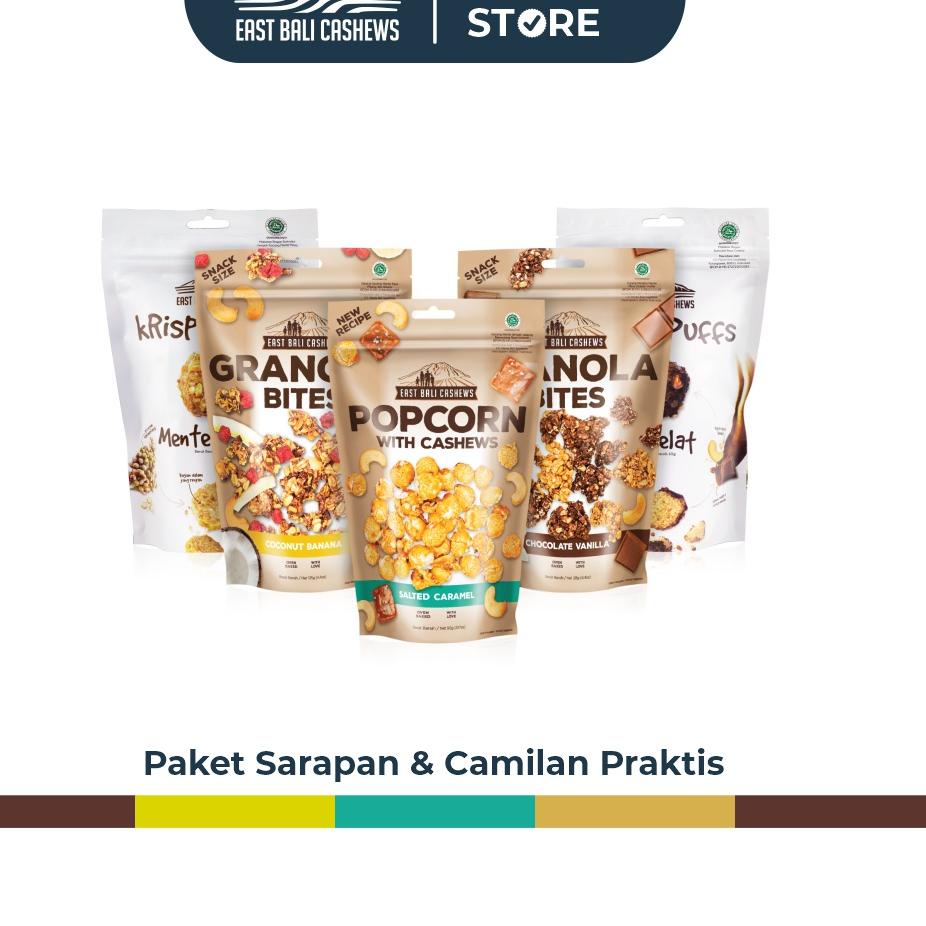 

EE9 Paket Sarapan & Camilan Praktis - Granola & Snack✼ (Tidak mahal)