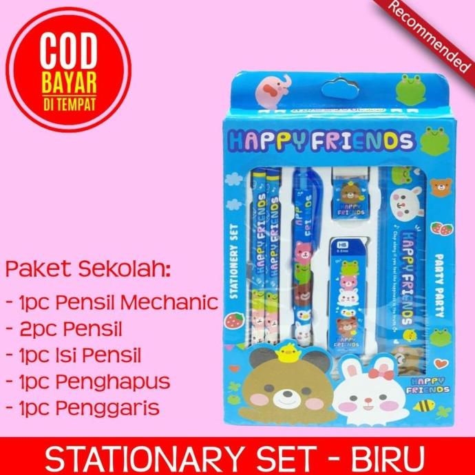 

Stationery Set / Paket Alat Tulis Lengkap / Alat Tulis Sekolah / Murah