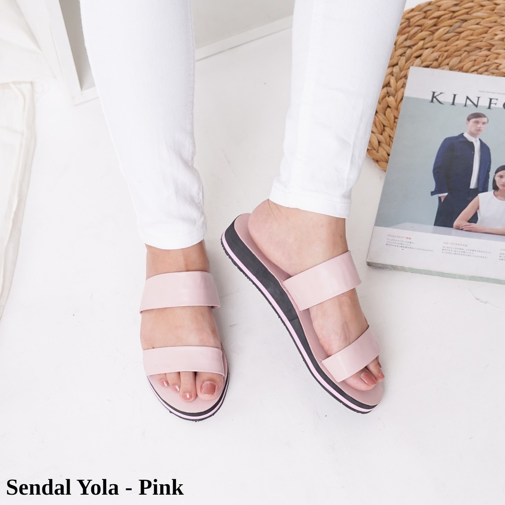 Sandal Selop Wanita - Yola Tinggi 3 cm by Jos Collection