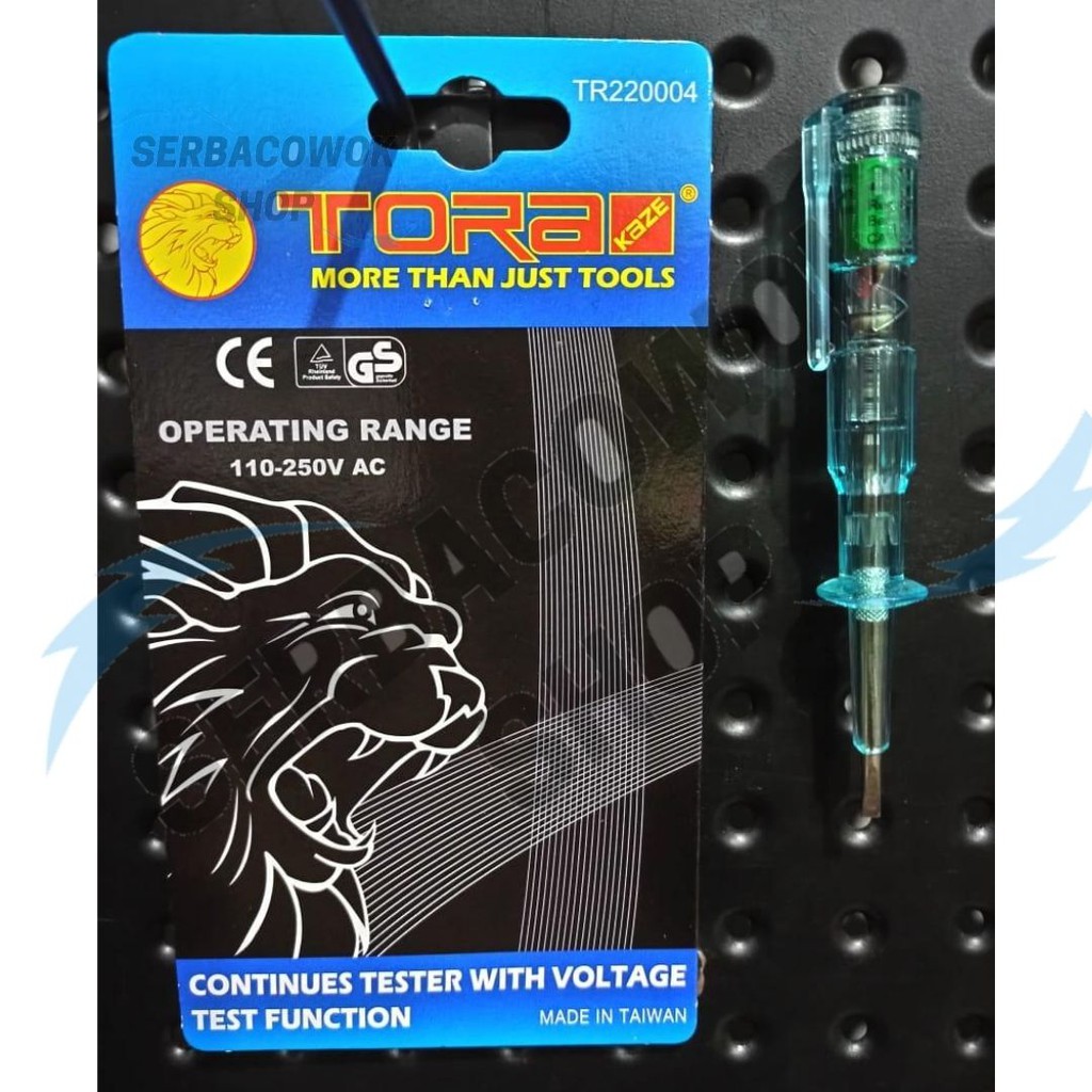 Tora Tespen Bening AC 110 - 250 V AC Test Pen Premium Tester Termurah berkualitas