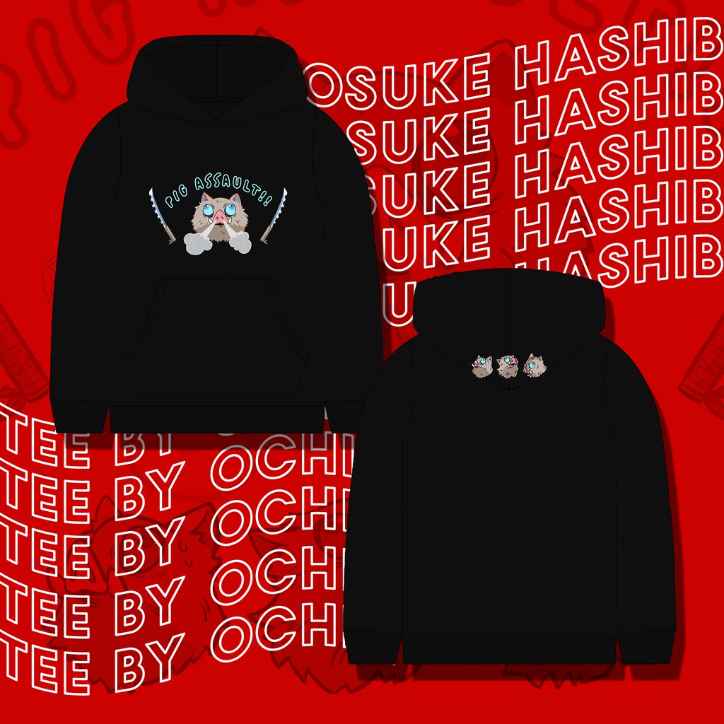 TEEBO Inosuke ASSAULT - Hoodie/Sweater Demon Slayer