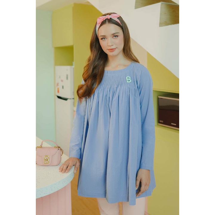 NOLLIE PLEATED BLOUSE - BENANG JARUM