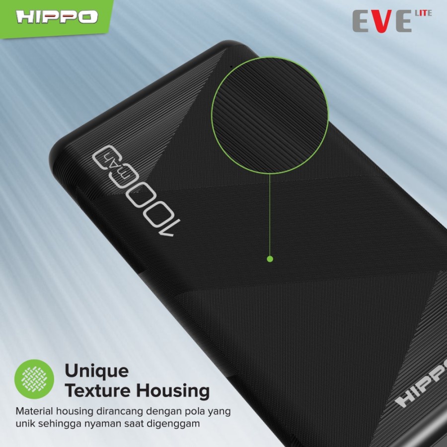 Hippo EVE LITE Power Bank 10000mAh with Smart Detect Charging