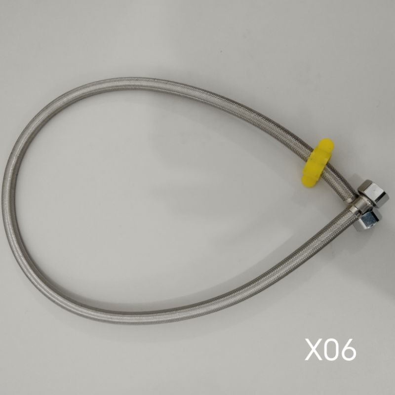 Selang Fleksibel Anyam 100 Cm Stainless- Flexible Hose 100cm Selang Air Wastafel Closet X06