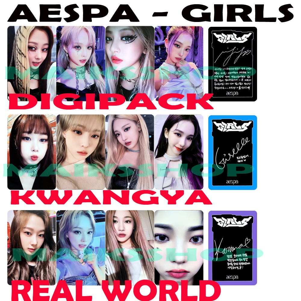 Aespa Girls Unofficial Photocard