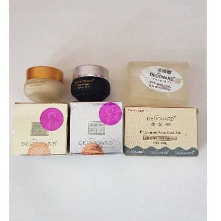 Cream Wajah Deoonard Gold dan Silver Cream Krim Siang Dan Krim Malam + Sabun Batang