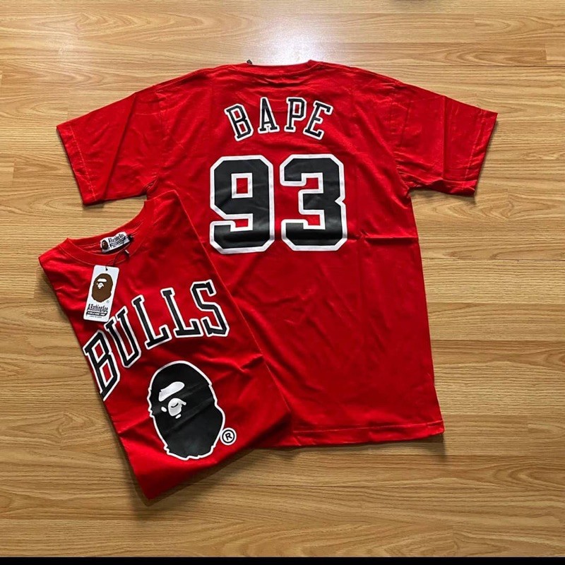 kaos bape x bulls