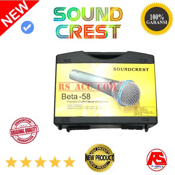 Mic Kabel Soundcrest ORIGINAL BETA 58 Koper