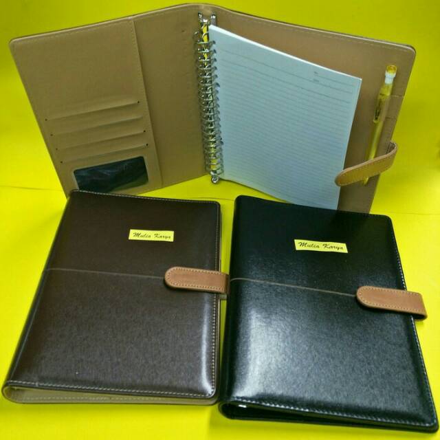 

Binder Note Loose leaf A5 kulit imitasi / Agenda binder kulit