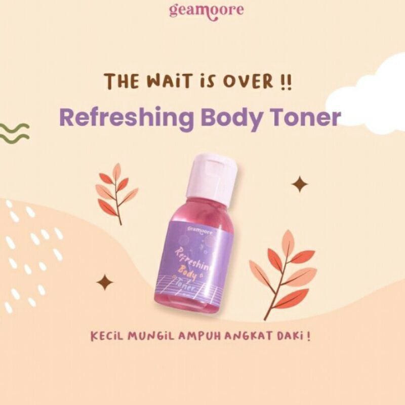 TONER BADAN GEAMOORE BPOM  REFRESHING BODY TONER GEAMOORE 30ML