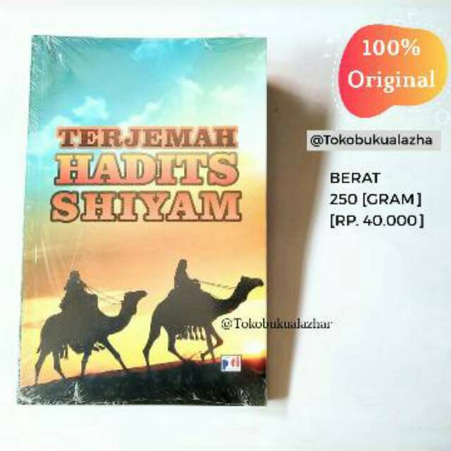 Buku Terjemah Hadits Shiyam | Pustaka Thoriqul Izzah