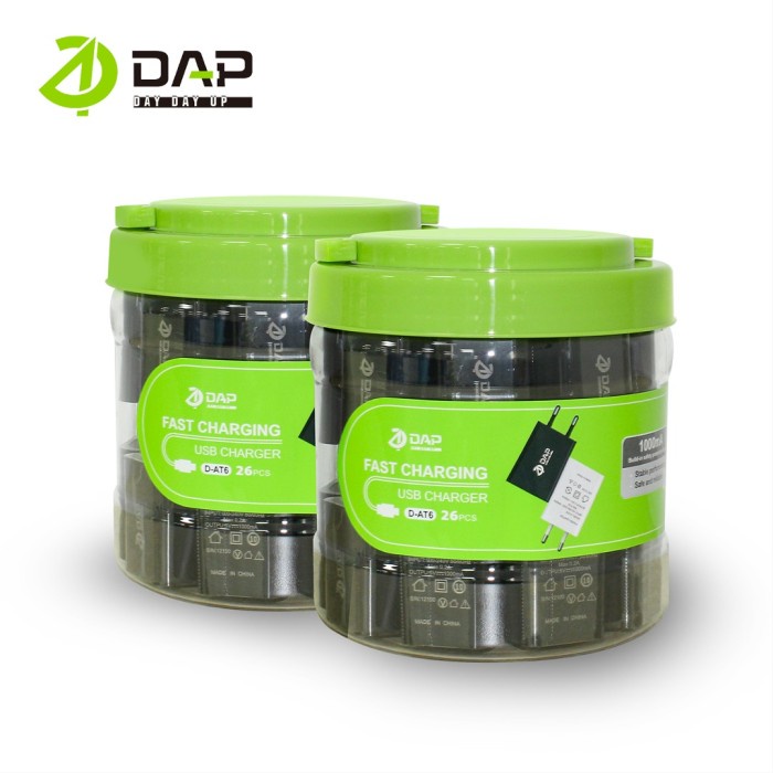 DAP D-AT6 Adaptor Charger 1 Port USB 1A - ISI 30 per Toples -