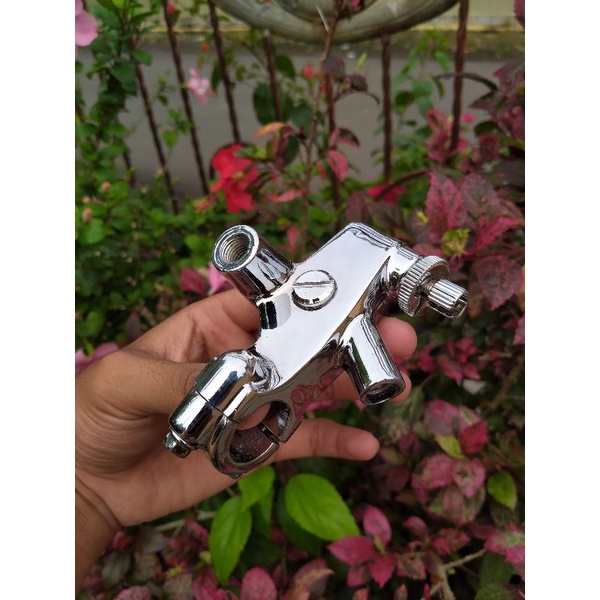 RUMAH DUDUKAN HANDEL KOPLING TIREV / RUMAH DUDUKAN HANDEL KOPLING MEGAPRO PRIMUS ORIGINAL CHROME