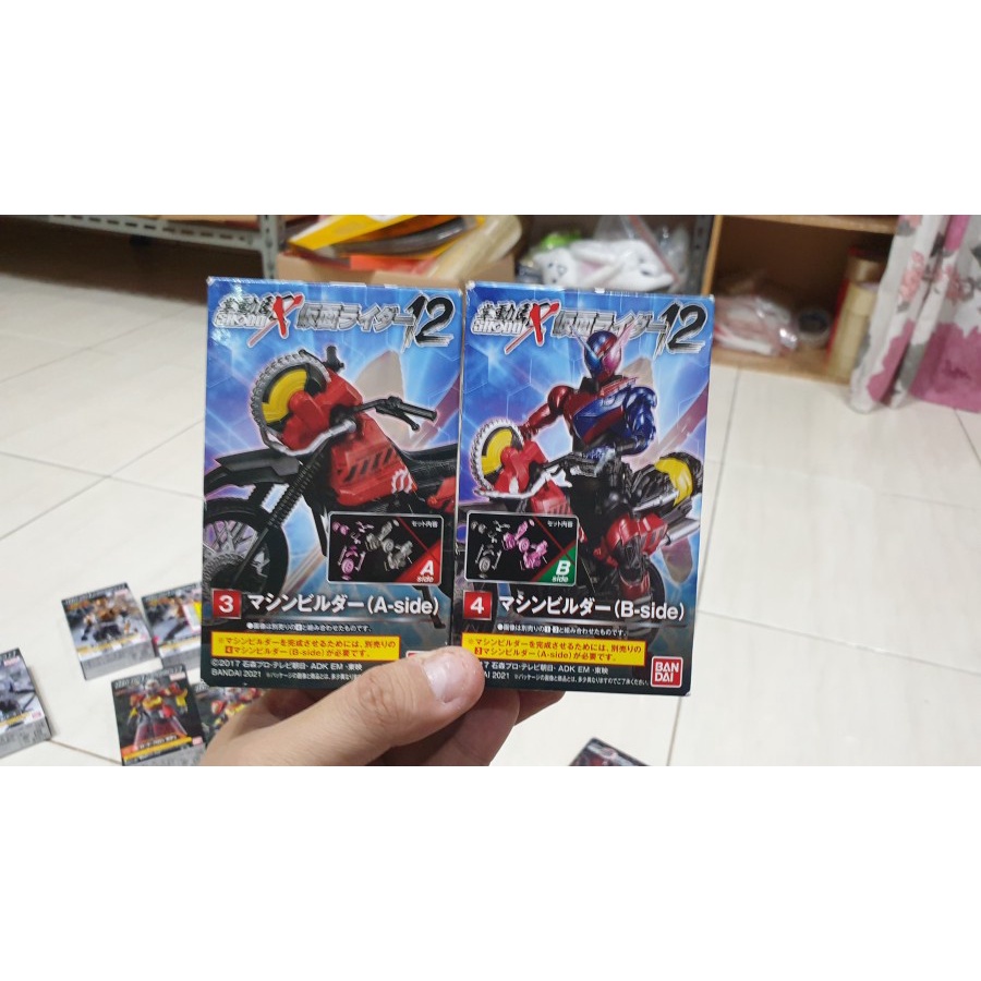1 SET SHODO SODO X 12 MACHINE BUILDER ORI MURAH BANDAI