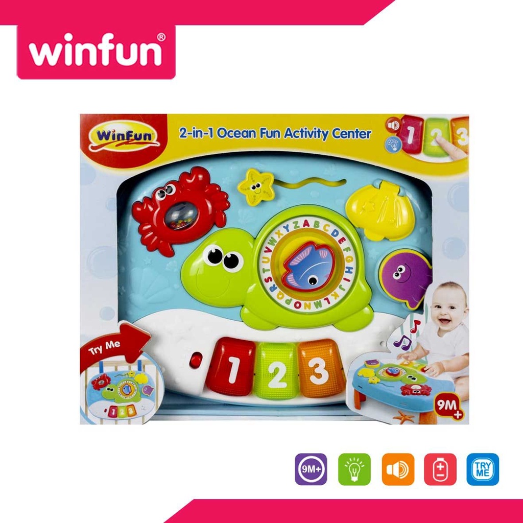 Winfun 2 in 1 Ocean Fun Activity Center 9m+