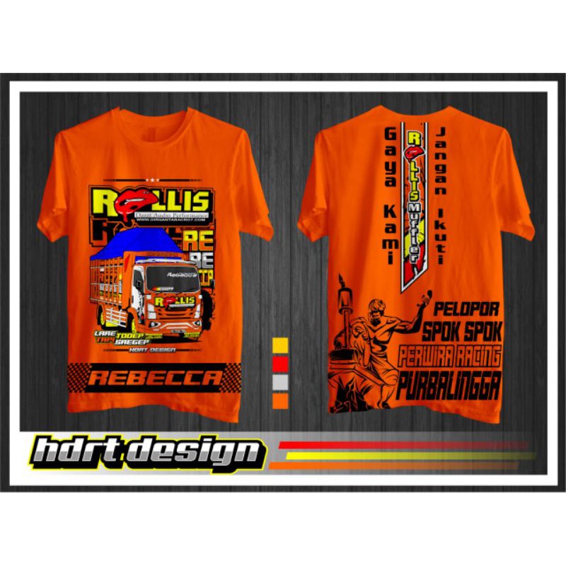 kaos Truk kaos trek kaos truck kaos rollis