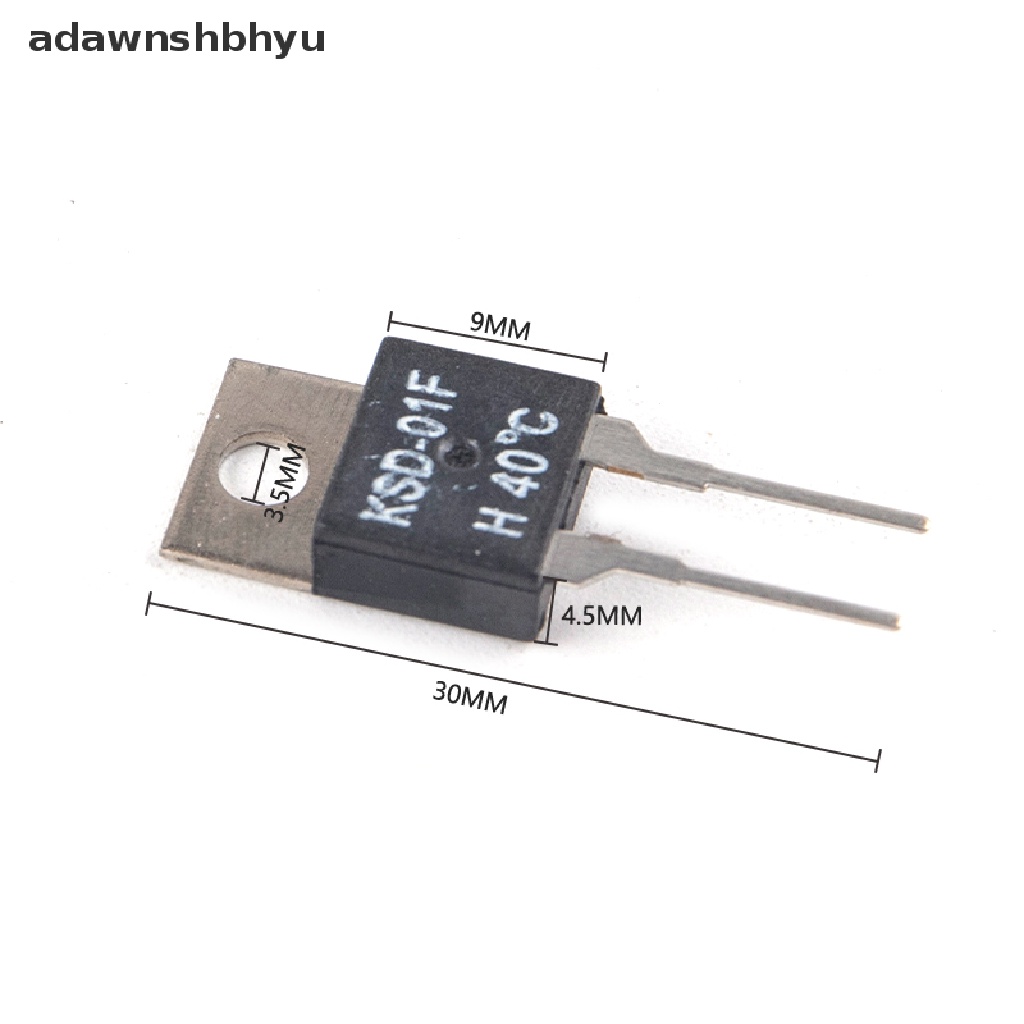 Adawnshbhyu 20-80℃ Biasa Tertutup/Open Thermal Switch Temperature Sensor Thermostat KSD-01F