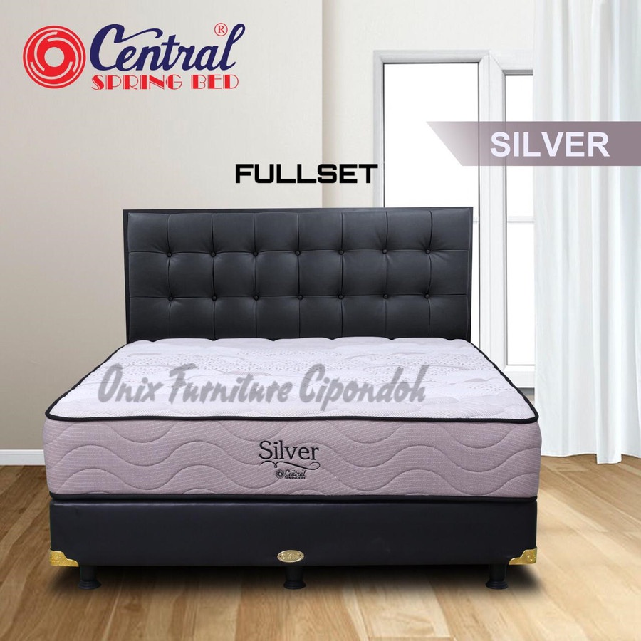 Springbed FULLSET - Central New Silver 160x200cm