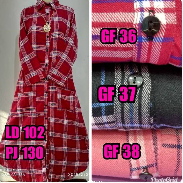 Gamis flanel/gamis kotak kotak/maxi kotak/gamis/maxi/long dress/long dress kotak