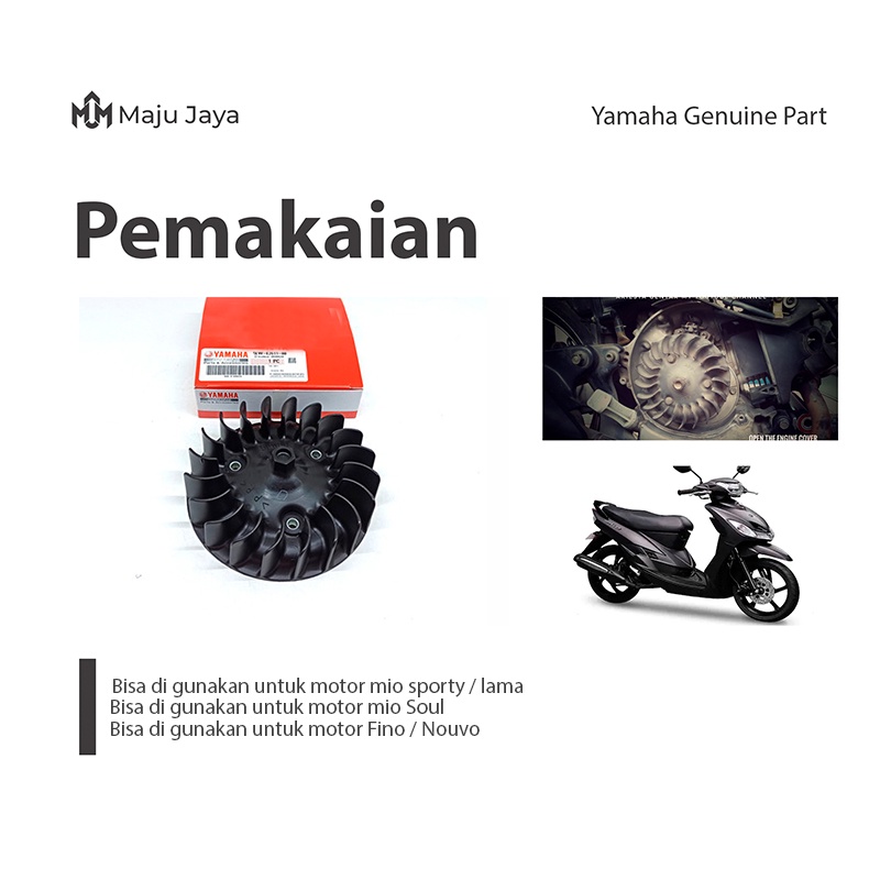 Kipas magnet pendingin mesin mio sporty smile lama soul fino nouvo karbu Original YAMAHA