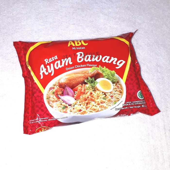 [HALAL] ABC Mi Instan Rasa Ayam Bawang 65gr