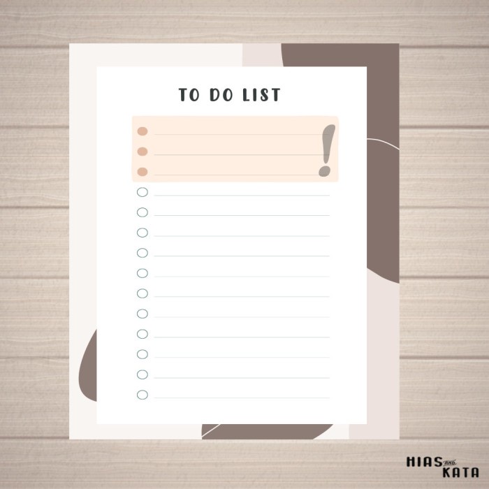 

Gilaa!!! To Do List Agenda Planner Tempel Size A4 ( Bonus 1Pcs Spidol) Bagus