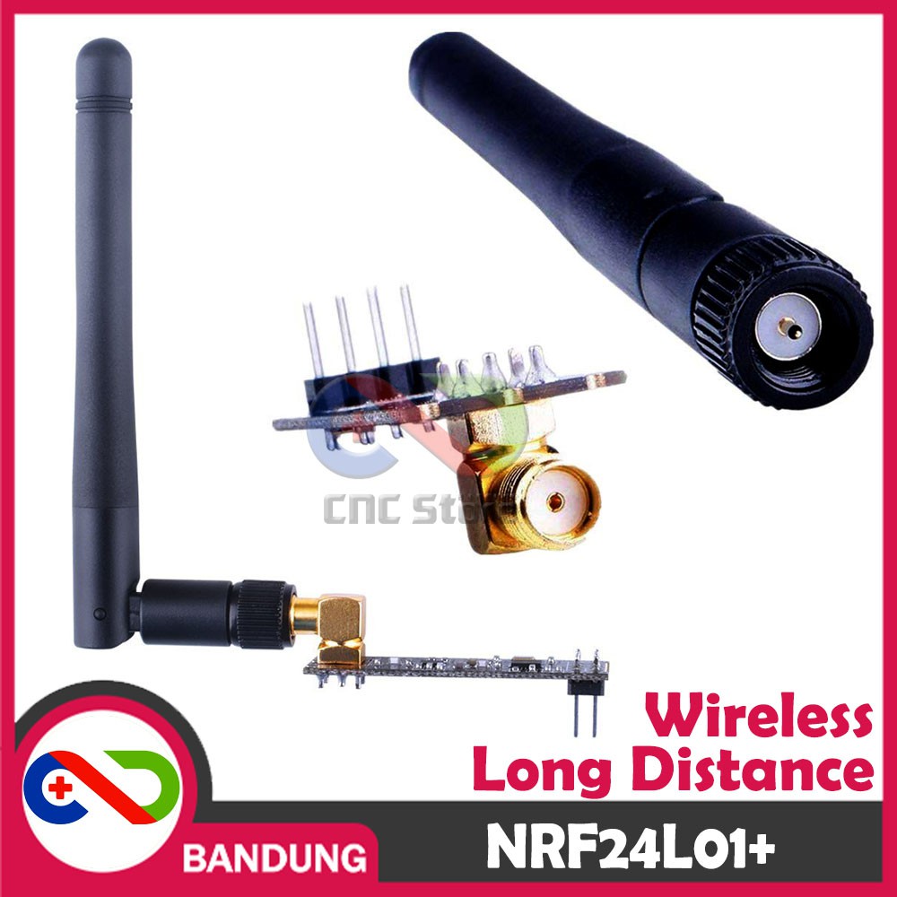 NRF24L01 PA LNA 2.4GHZ SMA ANTENNA WIRELESS TRANSCEIVER LONG 1KM